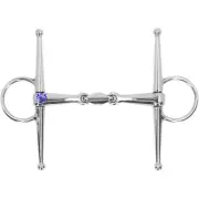 Full Cheek Horse Bits, Stainless Steel Ring Horse Bit Snaffle Equestrian