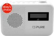 Elan One² Portable FM/DAB+ Radio with Bluetooth, Cotton White