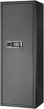 10-12 Rifles Safe, Rifle Safe with Lock & Digital Keypad, Quick Access Tall Storage Cabinet with Removable Shelf, Rifle Cabinet for Home Rifle