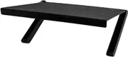 LOPUNER 1Pc Screen Storage Bracket for Tv Sturdy Punch Shelf Black Television Monitor Stand Space Saving Design for Home Entertainment