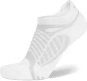 [Balega] Unisex Adult Ultralight No Show Running Socks, 1 Count, White, Regular, 1