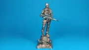 TIN soldiers 75mm of Ghost (Call of Duty). Tin miniature Ghost. Scale 1:24