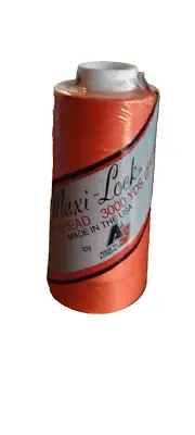 A&E Maxi-Lock Serger Sewing Thread - Orange 3000 Yards
