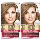 L'Oreal Paris Excellence Creme Permanent Hair Color, 7 Dark Blonde, 100 percent