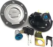 TAHYUI Motorcycle Fuel Tank Cap Lock Key Ignition Switch Set For Y&amaha R6 R6S 2004 FZ6 2004-2010