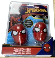 NEW ekids Spiderman Walkie Talkies Extended Range Static Free