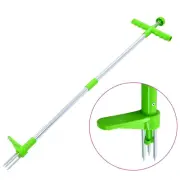 Aluminum Weed Twister 100cm Garden Tool Efficient Manual Weeder