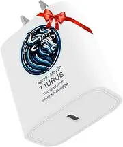 Phone Charger Twelve Constellations Gifts for Boyfriend Girlfriend, USB-C Power Adapter 30W PD Fast Typer C Wall Charger for iPhone 15/15 Plus/15 Pro/15 Pro Max, Galaxy, Pixel 4/3, iPad (Taurus)