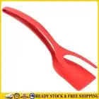5pcs 2 in 1 Non Stick Grip Flip Fried Egg Toast Bread Pancake Spatula(Red) *AU