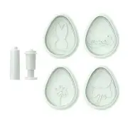Festival Cookie Cutters Cookie Moulds Easters Eggs Shaped Material