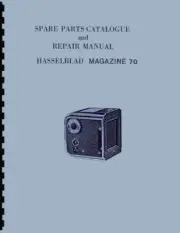 Hasselblad Magazine 70 Spare Parts Catalogue & Repair Manual Reprint