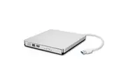 NewBee NB-DVW-SINEXTSV Silver External Optical Drive, Slim Portable CD Burner CD/DVD Player