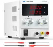 DC Power Supply Variable,0-30V 0-10A Adjustable Regulated Bench Lab Power with 4