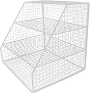 TEHAUX Desktop Magazine Holder File Holder Desktop Book Rack Delicate Book Organizer Office Magazine Rack Home