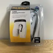 NEW Shock Doctor Men's Core Compression Short Bio-Flex Cup Mens Large White