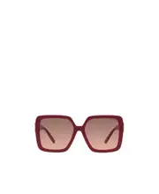 Logo logo sunglasses 58 Red