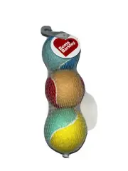 3 Pack Set Of Rubber Fetch Dog Ball Toys Boots & Barkley NEW