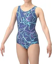 [arena] Women's Swimsuit, Fitness Dress (U Back, Insert Pad), Blue x Purple (BLPP)
