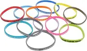 TOYANDONA 12Pcs Multiplication Tables Silicone Wristbands Comfortable Wrist Decoration for Youngsters Durable Arm Ornaments for Students Fun Party Accessories