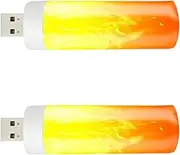LED Flame Light - Fire Effect Lantern, Outdoor Flame Lamp | Waterproof Garden Light, Camping Lantern Warm Atmosphere Lighting for Outdoor, Halloween, Christmas, Home