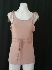 Buffalo by David Bitton stretch tank top junior size L mauve New NWT