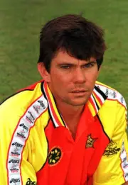 Adam Huckle Zimbabwe Cricketer Old Player Cricket Photo