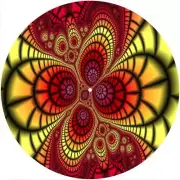 Slipmat Slip Mat Felt for any 12" Turntable LP DJ Vinyl Record Player FRACTAL 11