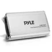 Pyle 4-Channel Weather-Resistant Audio Amplifier System -Class D Compact Design