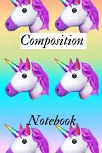 在飛比找博客來優惠-Composition Notebook: Unicorn 