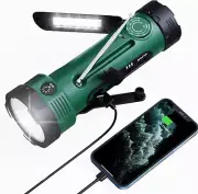 Emergency Solar Hand Crank Radio with LED Flashlight, NOAA/AM/FM Weather Alert