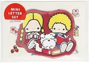 Sunstar Stationery Sanrio S8906297 Letter Set, Die Cut Mini, Retro Sanrio Characters, Patty & Jimmy
