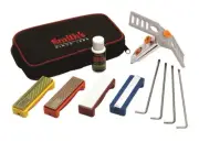 Smith’s 50591 Diamond-Arkansas Precision Knife Sharpening System - Portabl