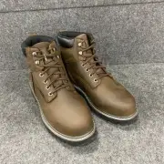 WOLVERINE Floorhand Met-Guard 6" Steel-Toe Work Boots Men's Size 8.5 M
