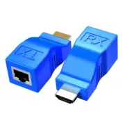 HDMIs to RJ45 Extender HDMIs to Rj45 Ethernet Adapter for Home Theater Systems