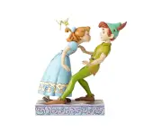 Jim Shore Disney Traditions - Peter Pan, Wendy & Tinkerbell - An Unexpected Kiss