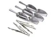 TRENTON CANDY BAR PACK FLAT SCOOP (6 Flat Scoops & 6 Sugar Tongs)