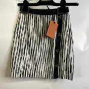 Missoni Space Dyed Viscose Knit Mini Skirt Women Size 36 Black