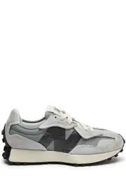 New Balance 327 Panelled Nylon Sneakers, Sneakers, Grey, Gripped Sole - 7 7