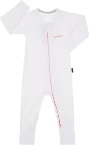 Bonds Baby Zippy - Terry Poodlette Zip Wondersuit, White & Pink Spot, 0000 (N...