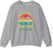[X.Style] Ask Me About My Fish Tank Retro ds018 Sweater Grey XL