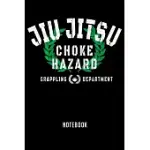 NOTEBOOK: FUNNY BRAZILIAN JIU JITSU BJJ MMA JIU JITSU NOTEBOOK-6X9(100 PAGES)BLANK LINED PAPERBACK JOURNAL FOR STUDENT-JIU JITSU