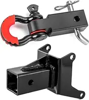 WeiSen UTV 2" Rear Receiver Hitch & 2" Shackle Hitch Receiver with 3/4'' D Ring Shackle, 7/8" Locking Pin Compatible with 2012-2024 Can-Am Outlander & Renegade 1000 850 800 650 570 500 450 MAX XMR