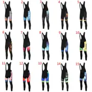 Miloto Men's Cycling Bib Pants Gel Padded Bike Cycle Bib Tights Coolmax S-XXXL