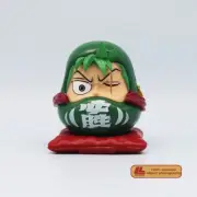 Anime OP Roronoa Zoro Egg Cute 1pc twinkle eyes stand Figure Statue Toy Gift
