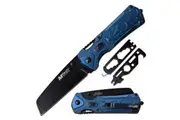 M-Tech USA Pocket Knife w/ Multi-Tools Aluminium Handle 203mm (K-MT-1104BL)