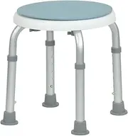 Swivel Shower Stool,Rotating Seat,Bathtub Seat with Anti-Slip Rubber Tips,Adjustable Stool,Bath Chair,Round Shower Bench,for Elderly,Disabled
