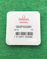 Genuine Omega 5284 PX Watch Crystal With Gilt Tension Ring, NOS