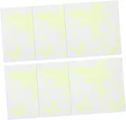 Hoement Butterfly Wall Decal Sheets of Dark Stars Stickers Glow-in-The-Dark Decals PVC Luminous Sticker Set