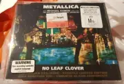 Metallica No Leaf Clover Australian Ultra Rare Printed Signed GOLD CD Single