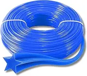 Trimmer Line Nylon - 2.0 mm x 100 m (Star Profile) - Mowing Line for Cordless Lawn Trimmer - Replacement Thread for Lawn Mower Spool, Steel Nylon Thread Trimmer Line, Trimmer, Line, String,